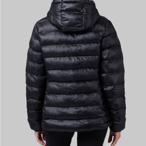 NWT! 32 Degrees Women’s shiny poly-fill hooded jacket. Size Small. - Picture 3 of 8